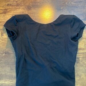 Aerie Black Short Sleeve Tee